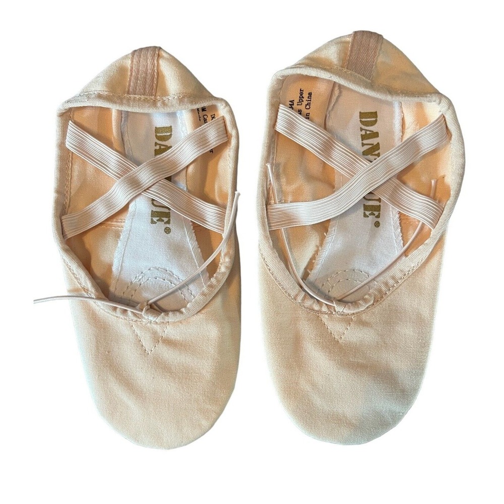 Danzcue NEW Pink Adult Split Sole Leather Ballet Slipper Size 4M